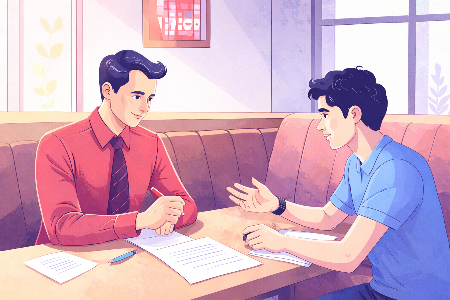 One-on-one tutoring session
